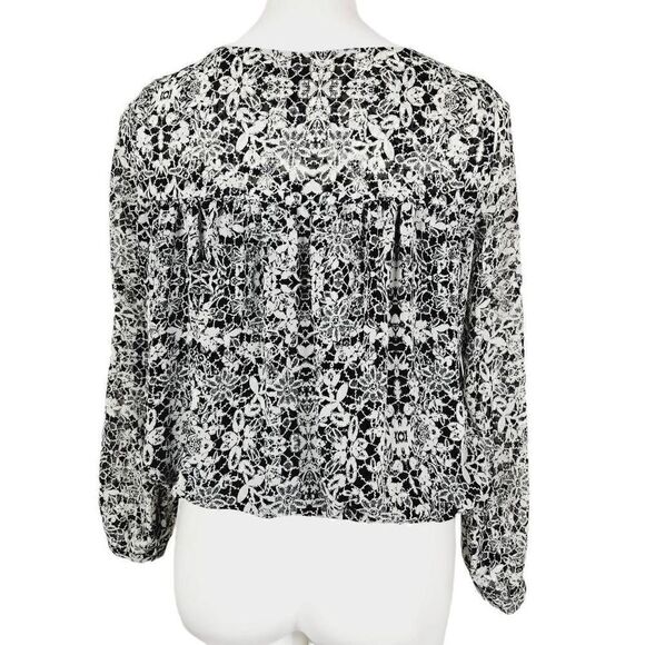 Vince Camuto blouse black white Size XS - Picture 3 of 6